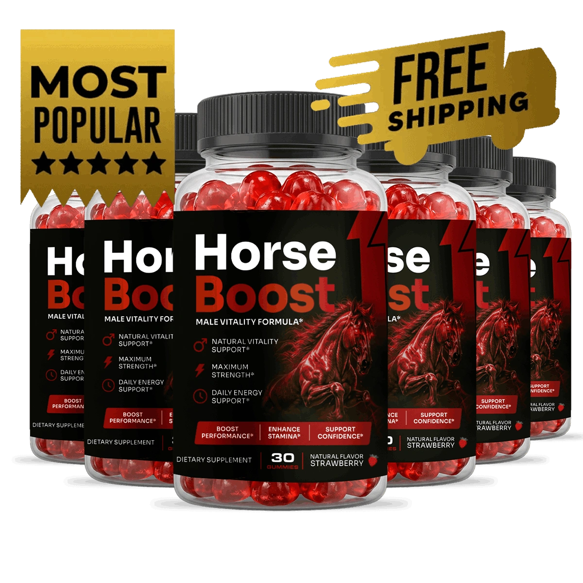 Horse Boost 6 Bottle Pack - 180 Day Supply